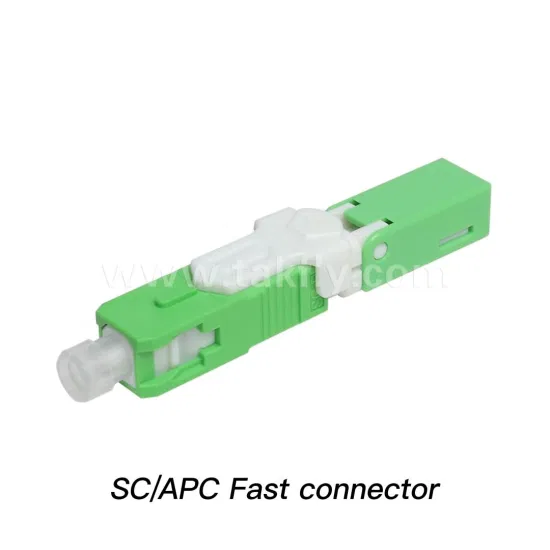 FTTH FTTX Quick SC APC Симплексный одномодовый телекоммуникационный оптоволоконный кабель Разъем для быстрого провода